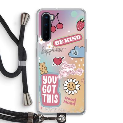 Positivity: OnePlus Nord Transparant Hoesje met koord