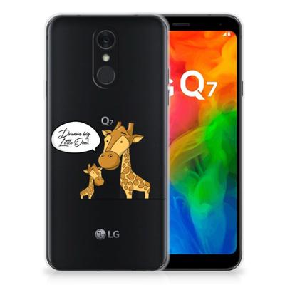 LG Q7 Telefoonhoesje met Naam Giraffe LG Q7 Telefoonhoesje met Naam Giraffe