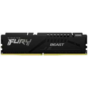 Kingston FURY Beast Werkgeheugenmodule voor PC DDR5 32 GB 1 x 32 GB Non-ECC 4800 MHz 288-pins DIMM CL38 KF548C38BB-32