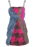 Andersson Bell robe courte à design patchwork - Rose