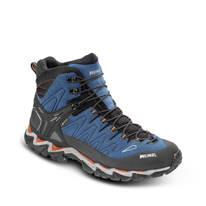 Meindl Lite Hike Gtx Heren Hoge Wandelschoen Blau/Orange 11,5/46,5