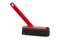 Rubberborstel met greep 15x5cm