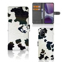 OnePlus 8T | Telefoonhoesje | Met pasjeshouder | Koeienvlekken