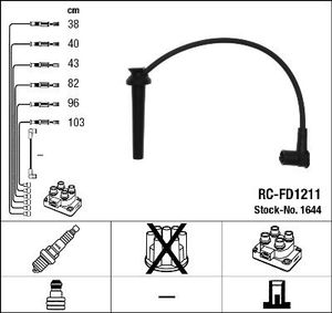 Bougiekabelset RCFD1211