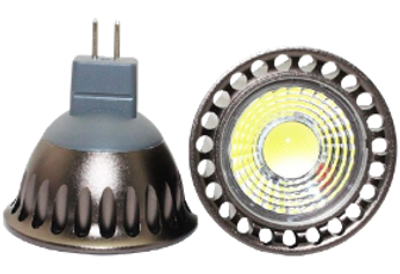 LED spot 3w met prisma COB dimbaar 5 watt 220