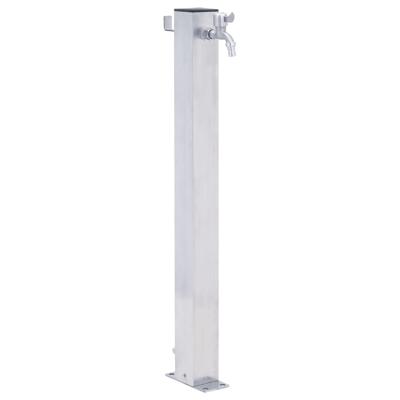 VidaXL Waterzuil vierkant 60 cm roestvrij staal