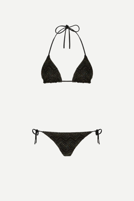 Missoni Mare bikini MC22SP00-BR00ZX black/multilame