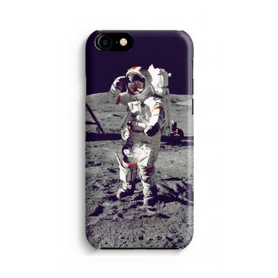 Spaceman: Volledig geprint iPhone SE 2020 Hoesje
