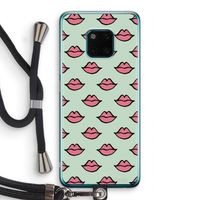 Lipjes: Huawei Mate 20 Pro Transparant Hoesje met koord