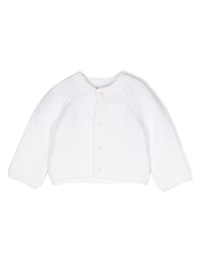 Il Gufo cardigan en coton - Blanc