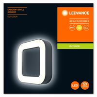 LEDVANCE ENDURA STYLE Square Buitengebruik muurverlichting Niet-verwisselbare lamp(en) LED Grijs - thumbnail