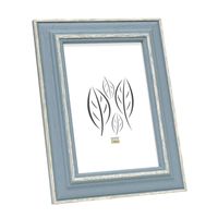 Deknudt Fotokader blauw met naturelkleurig accent 21x29,7 S221F6