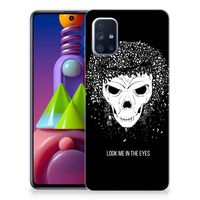 Silicone Back Case Samsung Galaxy M51 Skull Hair - thumbnail