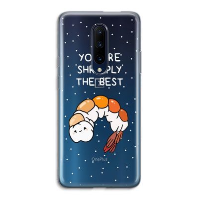 You're Shrimply The Best: OnePlus 7 Pro Transparant Hoesje