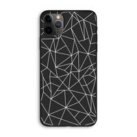 Geometrische lijnen wit: iPhone 11 Pro Max Biologisch afbreekbaar hoesje