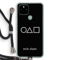 Squid Game: Pixel 5 Transparant Hoesje met koord