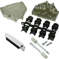 MH Connectors MHDTZK25HD44FS-K D-sub female connectorset 180 ° Aantal polen: 25 Soldeerkelk 1 stuk(s)