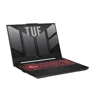 ASUS TUF Gaming A15 FA507UV-LP009W Laptop 39,6 cm (15.6") Full HD AMD Ryzen™ 9 8945H 16 GB DDR5-SDRAM 512 GB SSD NVIDIA GeForce RTX 4060 Wi-Fi 6 (802.11ax) Windows 11 Home Grijs