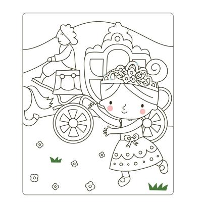 Deltas Little princess sticker fun - aankleedpoppen stickerboek