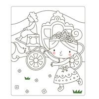 Deltas Little princess sticker fun - aankleedpoppen stickerboek