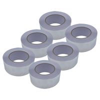 DULA Aluminium Tape - 50mm x 50m - afdichtingstape - hittebestendig - 6 rollen