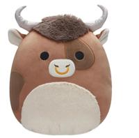 Squishmallows knuffel Brown spotted bull - 30 cm