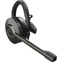 Jabra Engage 65 SE Convertible On Ear headset DECT, Kabel Mono Zwart Noise Cancelling Microfoon uitschakelbaar (mute), NFC