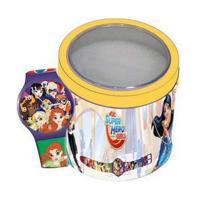 Horloge Kinderen SUPER HERO GIRLS - TIN BOX ***SPECIAL PRICE*** (Ø 33 mm)