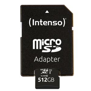 Intenso 512GB microSDXC Performance microSD-kaart 512 GB Class 10 UHS-I Waterdicht