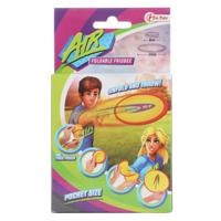 Toi-Toys Air opvouwbare pocket frisbee met hoesje Toi-Toys Air opvouwbare pocket frisbee met hoesje