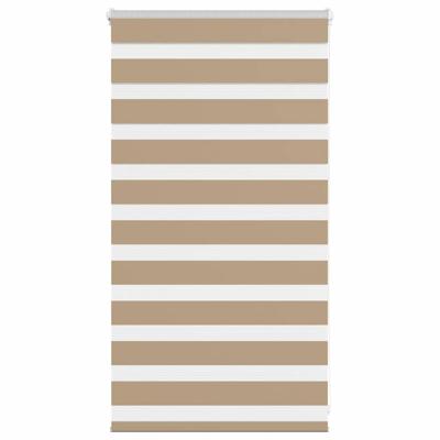 Zebra Blind 75x100 cm stofbreedte 70,9 cm polyester zandbruin