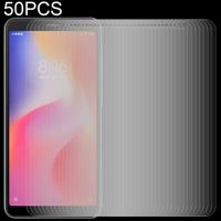 50 stuks 0 26 mm 9H 2.5D getemperd glas Film voor Xiaomi Redmi 6A geen retailpakket