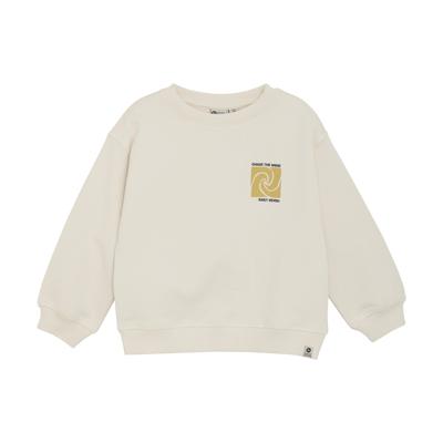 Daily7 winter sweater jongens - zand - oversized/backprint