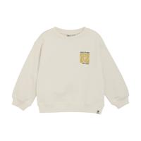 Daily7 winter sweater jongens - zand - oversized/backprint