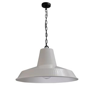 Masterlight Retro hanglampPrato XXL Industria 67 wit met zwart - 2015-06-06-K