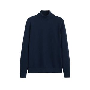 Mango Man coltrui met wol marine Mango Man coltrui met wol marine
