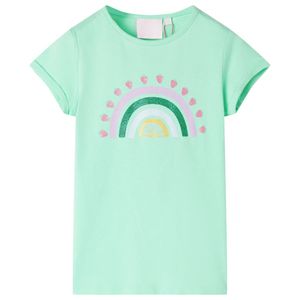 Kindershirt 128 felgroen