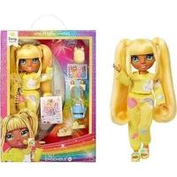 Junior High Pyjama Party - 22 cm gelede modepop - Sunny (geel) - Veel accessoires - vanaf 4 jaar