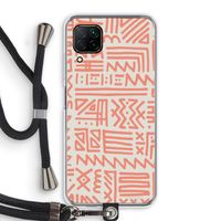 Marrakech Pink: Huawei P40 Lite Transparant Hoesje met koord
