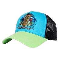 King Kerosin Honolulu Trucker Pet Groen & Blauw