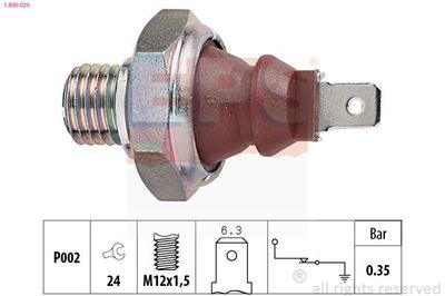 Oliedruksensor 1800026
