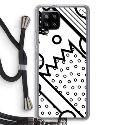 Pop Art #4: Samsung Galaxy A42 5G Transparant Hoesje met koord