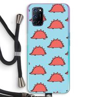 Dinosawrr: Oppo A52 Transparant Hoesje met koord