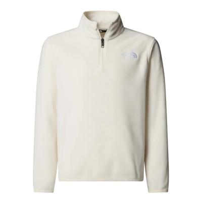 The North Face Glacier 1/4 Zip Fleece Kinderen White Dune L