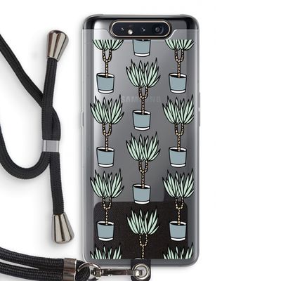 Boompje: Samsung Galaxy A80 Transparant Hoesje met koord