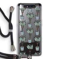 Boompje: Samsung Galaxy A80 Transparant Hoesje met koord
