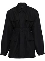 Prada parka à coupe oversize - Noir