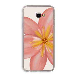 Pink Ellila Flower: Samsung Galaxy J4 Plus Transparant Hoesje