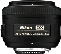 Nikon AF-S DX NIKKOR 35mm f/1.8G SLR Groothoeklens Zwart - thumbnail