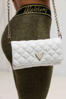 Guess Giully Mini Xbody Flap Tas Dames Wit - Maat One Size - Kleur: Wit | Soccerfanshop